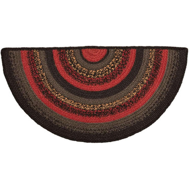 Cumberland Jute Braided Rug Half Circle 16.5